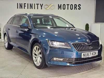 Blue Used 2017 Skoda Superb SE L Executive Estate | £11,500 (Fair price)