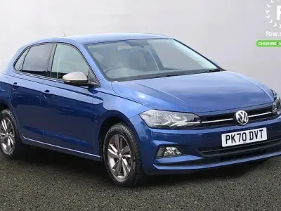 Used VW Polo Match 80 HP (58 kW) 2020 Blue Hatchback
