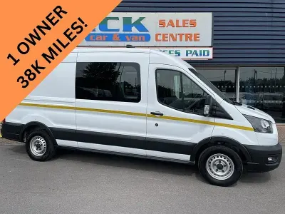 Used Ford Transit S 130 HP (95 kW) 2023 White Van