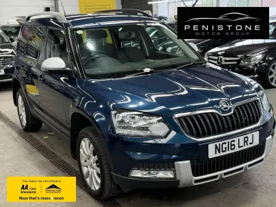 Used Skoda Yeti SE 110 HP (80 kW) 2016 Blue SUV