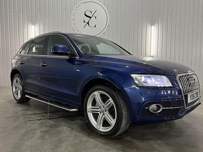 Used Audi Q5 S-line plus 190 HP (139 kW) 2016 Blue SUV