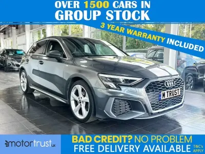 Used Audi A3 Sportback S-Line 150 HP (110 kW) 2022 Grey Hatchback