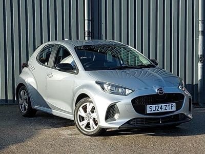 Silver Used 2024 Mazda 2 Exclusive-Line Hatchback | £16,798 (Fair price)