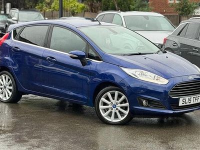 Blue Used 2015 Ford Fiesta Titanium Hatchback | £5,495 (Fair price)