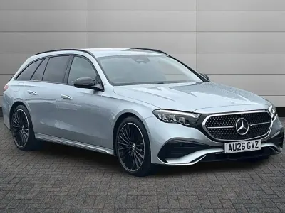 Used Mercedes E300 Urban 313 HP (230 kW) 2026 High tech silver Estate