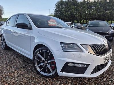 Used Skoda Octavia vRS 245 HP (180 kW) 2020 White Hatchback