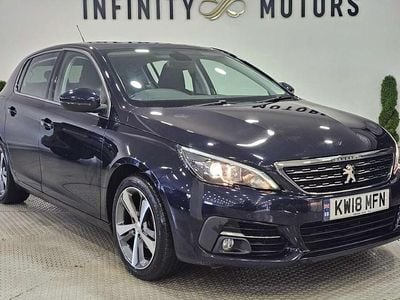 Blue Used 2018 Peugeot 308 Allure Hatchback | £6,250 (Fair price)