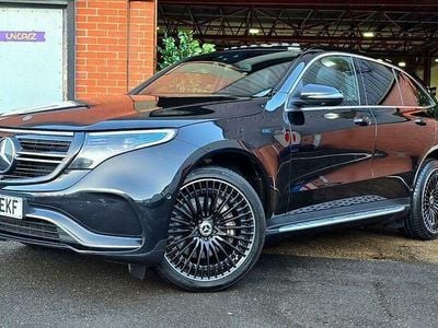 Used Mercedes EQC400 AMG line 300 kW (408 HP) 2022 Black SUV
