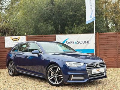 Blue Used 2017 Audi A4 S-Line Estate | £12,995 (Fair price)