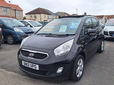 Used Kia Venga 123 HP (90 kW) 2012 Black Hatchback