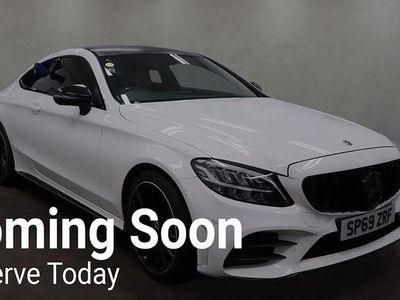 White Used 2019 Mercedes C180 AMG line Coupe | £17,999 (Expensive)
