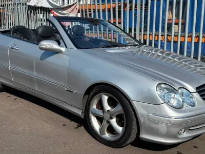 Used Mercedes CLK200 Avantgarde 2003 Silver Cabriolet