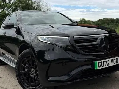 Used Mercedes EQC400 AMG line 300 kW (408 HP) 2022 Black SUV