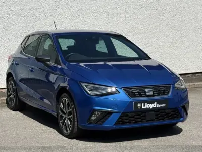 Used Seat Ibiza XCELLENCE Lux 110 HP (80 kW) 2023 Blue Hatchback