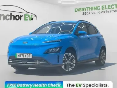 Used Hyundai Kona Premium 100 kW (136 HP) 2022 Blue SUV