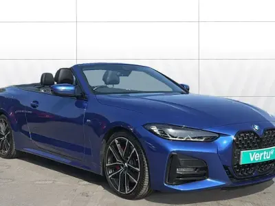 Used BMW 420 Cabriolet M Sport 190 HP (139 kW) 2022 Blue Cabriolet