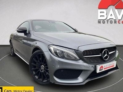 Used Mercedes C200 AMG Line Premium Plus 184 HP (135 kW) 2017 Grey Coupe