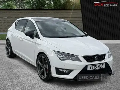 Used Seat Leon FR 150 HP (110 kW) 2015 White Hatchback