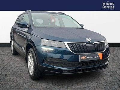 Used Skoda Karoq SE 113 HP (83 kW) 2018 Blue SUV