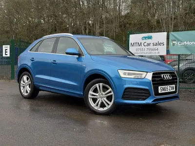Usado Audi Q3 S-Line 150 HP (110 kW) 2015 Azul SUV