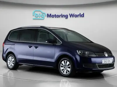Used VW Sharan SE 150 HP (110 kW) 2021 Blue MPV