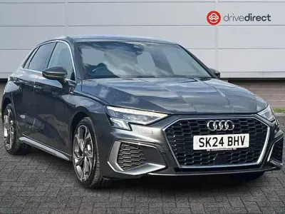 Used Audi A3 S-Line 110 HP (80 kW) 2024 Grey Hatchback