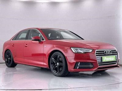 Red Used 2018 Audi A4 S-Line Sedan | £10,990 (Good price)