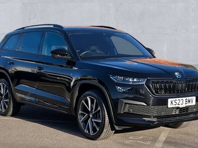 Used Skoda Kodiaq SportLine 150 HP (110 kW) 2023 Black SUV