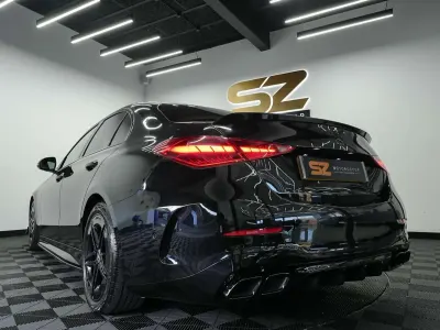 Used Mercedes C220 AMG line 2023 Black Sedan