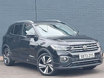 Black Used 2023 VW T-Cross R-line SUV | £21,498 (A bit pricey)
