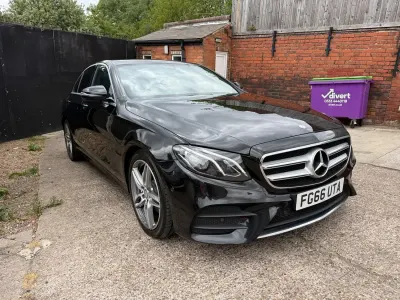 Used Mercedes E220 AMG line 2016 Black Sedan