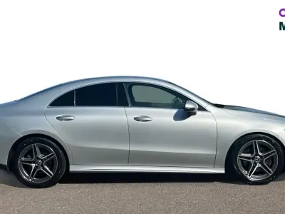 Used Mercedes CLA220 AMG Line Premium 190 HP (139 kW) 2021 Iridium silver metallic Coupe