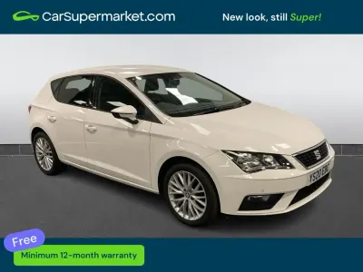 Begagnad Seat Leon SE Dynamic 2020 Vit Halvkombi