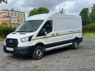 Used Ford Transit 130 HP (95 kW) 2021 White Van