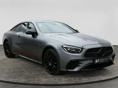 Used Mercedes E400 AMG line 330 HP (242 kW) 2023 Grey Coupe