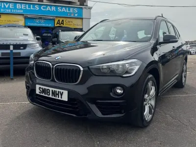 Begagnad BMW X1 Sport Line 2018 Svart SUV