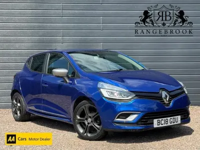 Used Renault Clio GT-Line 90 HP (66 kW) 2018 Blue Hatchback