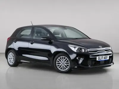 Used Kia Rio 84 HP (61 kW) 2017 Black Hatchback