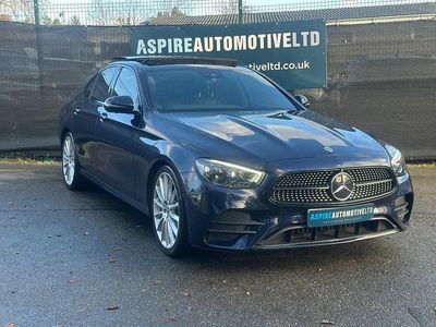 Blue Used 2021 Mercedes E220 AMG line Sedan | £29,750