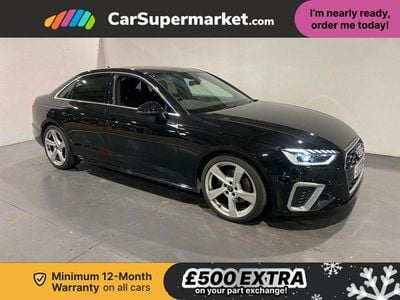 Black Used 2022 Audi A4 S-Line Sedan | £22,997 (Fair price)