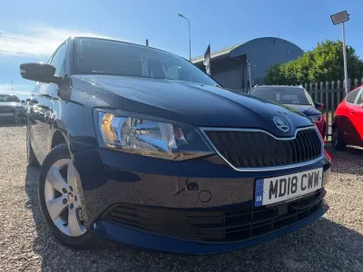 Used Skoda Fabia SE 110 HP (80 kW) 2018 Blue Hatchback
