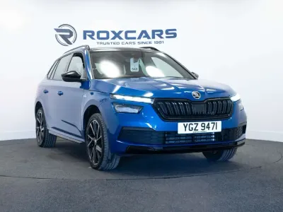 Used Skoda Kamiq Monte Carlo 110 HP (80 kW) 2023 Blue SUV