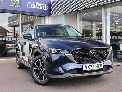 Begagnad Mazda CX-5 Exclusive-Line 165 HK (121 kW) 2025 Blå SUV