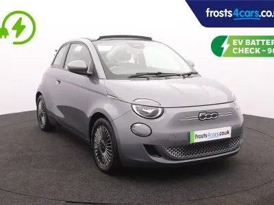 Used Fiat 500e Icon 86 kW (118 HP) 2022 Grey Cabriolet