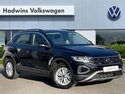 Black Used 2022 VW T-Roc Life SUV | £17,995 (Fair price)