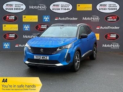 Blue Used 2021 Peugeot 3008 GT SUV | £16,450 (A bit pricey)