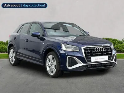 Begagnad Audi Q2 S-Line 147 HK (108 kW) 2021 Blå SUV