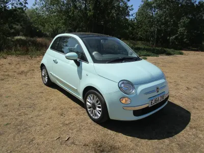 Used Fiat 500 Lounge 69 HP (50 kW) 2015 Green Hatchback