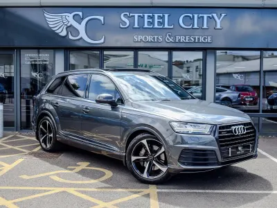 Used Audi Q7 Black Edition 286 HP (210 kW) 2019 Grey SUV
