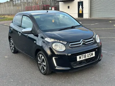 Used Citroën C1 Flair 68 HP (50 kW) 2018 Black Hatchback
